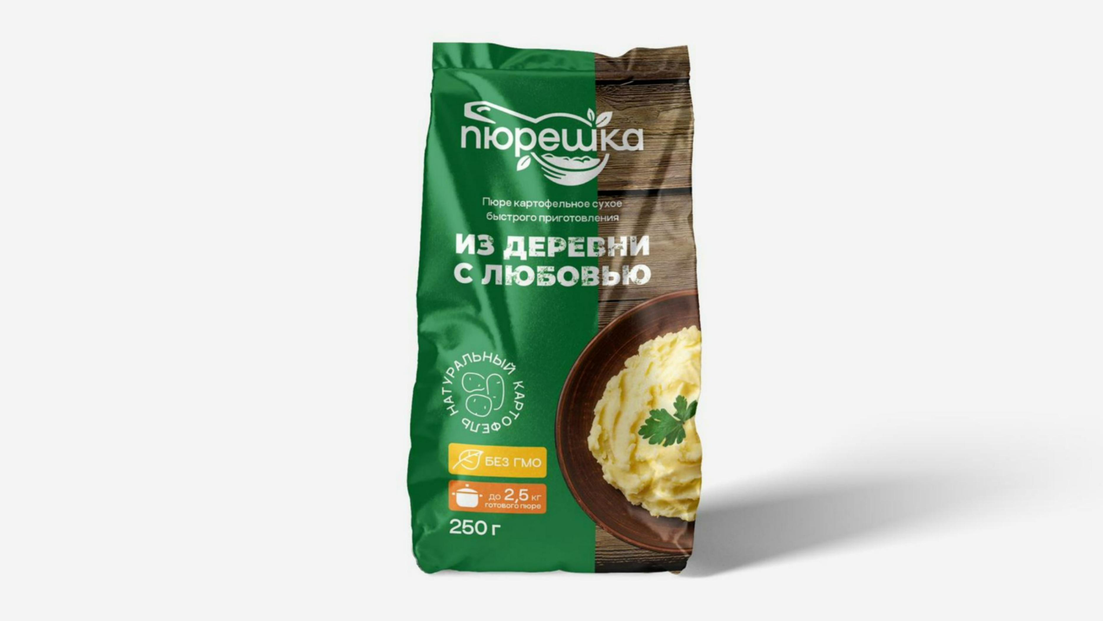 Пюре картофельное сухое ТМ «ПЮРЕШКА» - 250гр